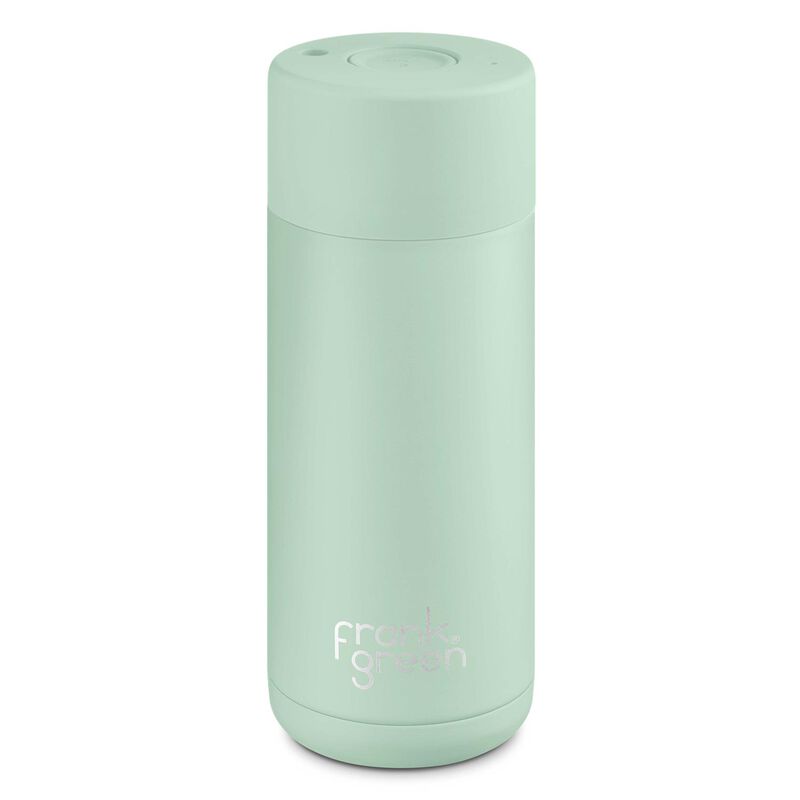 frank green 16oz Ceramic Reusable Cup with Push Button Lid image number 0